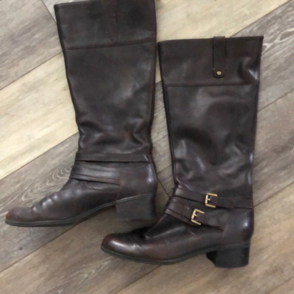 Brown leather Boots 9M